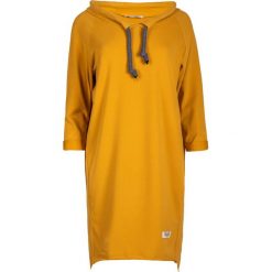 TUNIKA - Musztard. Tuniki damskie Tagless, uniwersalny, bez wzorów, bez kołnierzyka, z długim rękawem. Za 59,99 zł.
