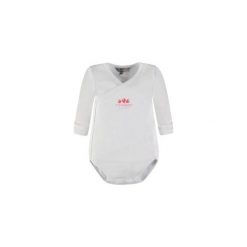 Kanz Girls Body, Strawberry white - biały - Gr.Niemowlę (0 - 6 miesięcy). Białe body niemowlęce marki Kanz, z bawełny, z długim rękawem. Za 39,00 zł.