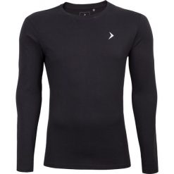 Longsleeve męski TSML600 - głęboka czerń - Outhorn. Koszulki męskie Outhorn, m, bez wzorów, z bawełny, bez kołnierzyka, z długim rękawem, długie. W wyprzedaży za 29,99 zł.