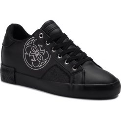 Sneakersy GUESS - Pica FL7PIC ELE12 BLACK/BLACK. Czarne półbuty damskie Guess, ze skóry ekologicznej. W wyprzedaży za 369,00 zł.