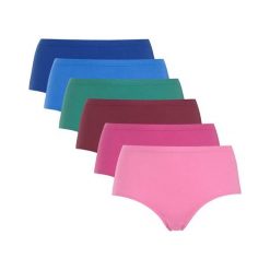 Cellbes Figi 6 Pack ciemne kolory female ze wzorem 38/40. Majtki damskie Cellbes, bez wzorów, z bawełny. Za 175,00 zł.
