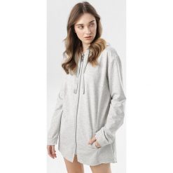Szara Bluza Dorina. Szare bluzy damskie Born2be, xl, bez wzorów, bez rękawów, bez kaptura. W wyprzedaży za 79,99 zł.