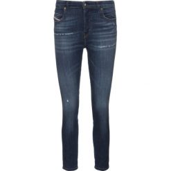 Jeansy Slim Fit Diesel 00S7LY 0092M. Niebieskie jeansy damskie Diesel, s, bez wzorów, z elastanu. W wyprzedaży za 399,00 zł.