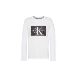 T-shirty z długim rękawem Calvin Klein Jeans J30J307853 MONOGRAM BOX. Szare t-shirty męskie Calvin Klein Jeans, xl, bez wzorów, z jeansu, bez kołnierzyka, długie. Za 184,13 zł.