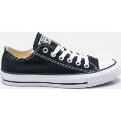 Converse - Tenisówki. Czarne tenisówki damskie marki Converse, z gumy, na sznurówki. W wyprzedaży za 249,90 zł.