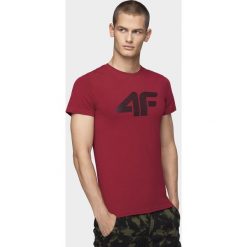T-Shirt męski TSM301 - ciemna czerwień. Koszulki męskie 4f. Za 49,99 zł.
