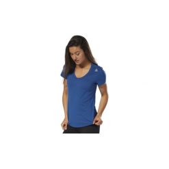 T-shirty z krótkim rękawem Reebok Sport Koszulka Workout Ready Speedwick. Niebieskie topy sportowe damskie marki Reebok Sport, s, z krótkim rękawem. Za 129,00 zł.