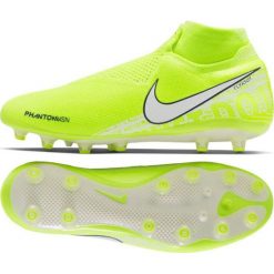 Buty piłkarskie Nike Phantom Vsn Elite Df Ag Pro M AO3261-717. Żółte buty sportowe męskie Nike, z materiału, na sznurówki, do piłki nożnej. W wyprzedaży za 1049,00 zł.