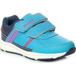 Buty sportowe dziewczęce na rzepy niebieskie Hasby - niebieski. Niebieskie buty dziewczęce sportowe HASBY, na rzepy. Za 29,97 zł.