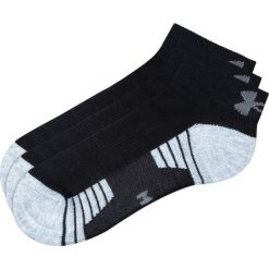 Under Armour HeatGear® 3-pack Skarpetki Czarny. Czarne skarpetki męskie Under Armour, bez wzorów, z elastanu. Za 59,95 zł.