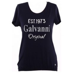 Galvanni T-Shirt Damski Win M Ciemny Niebieski. Niebieskie koszulki damskie marki GALVANNI, m, z okrągłym kołnierzem. Za 109,00 zł.