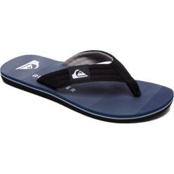 Quiksilver Japonki Męskie Molokai Layback M Sndl Xkss Black/Grey/Grey 41. Szare klapki męskie Quiksilver, w paski, z bawełny. Za 115,00 zł.