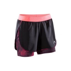 Szorty damskie: Spodenki 2 w 1 cardio 500
