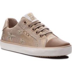 Trampki GEOX - J Kilwi G. D J82D5D 000ZD C5000 S Beige. Pomarańczowe trampki dziewczęce Geox, z aplikacjami, z gumy, na sznurówki. W wyprzedaży za 169,00 zł.