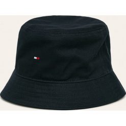 Tommy Hilfiger - Kapelusz. Niebieskie kapelusze męskie TOMMY HILFIGER, bez wzorów, z bawełny. Za 139,90 zł.