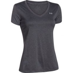 Bluzki damskie: Under Armour Koszulka damska TECH SS-SOLID-CBH/MSV szara r. L (1255839-090)