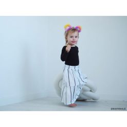 Spódniczki dziewczęce: Spódnica maxi Black&white stripes