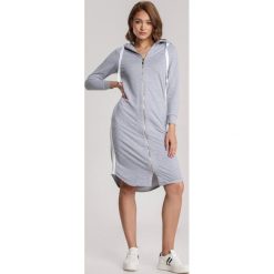 Szara Bluza Piresine. Szare bluzy damskie Renee, xl, bez wzorów, bez rękawów, bez kaptura. Za 79,99 zł.