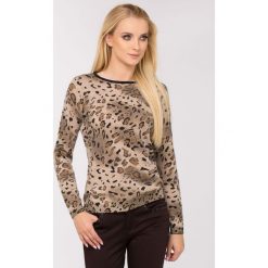 Swetry damskie: Sweter w cętki