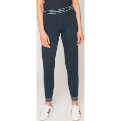 Emporio Armani - Spodnie. Niebieskie spodnie damskie marki Emporio Armani, s, z bawełny. W wyprzedaży za 269,90 zł.