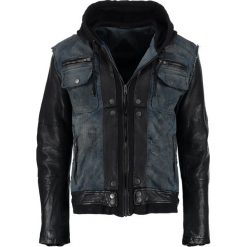 Be Edgy BEMAX D Kurtka jeansowa black/indigo. Niebieskie kurtki męskie jeansowe marki Reserved, l. Za 999,00 zł.