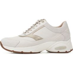 Geox tenisówki damskie Alhour D94FGA 08520 41 kremowy. Białe buty sportowe damskie Geox, ze skóry, eleganckie, tenisowe. W wyprzedaży za 449,00 zł.