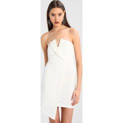 Sukienki: Missguided WRAP BANDEAU DRESS Sukienka koktajlowa white