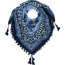 Chusty damskie: Art of Polo Chusta damska Aztec geometry granatowa