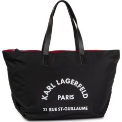 Torebka KARL LAGERFELD - 96KW3064 Black. Czarne torebki klasyczne damskie KARL LAGERFELD, bez wzorów, z materiału, klasyczne, bez dodatków. W wyprzedaży za 869,00 zł.
