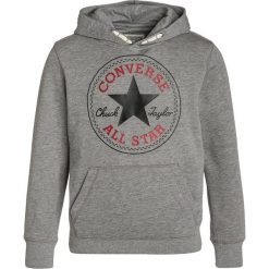 Converse CORE Bluza z kapturem dark grey heather. Szare bluzy męskie Converse, z bawełny, z kapturem. W wyprzedaży za 151,20 zł.