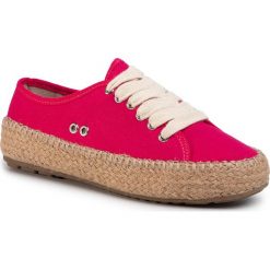 Espadryle EMU AUSTRALIA - Agonis W11411 Fuschia. Różowe espadryle damskie EMU Australia, bez wzorów, z tworzywa sztucznego, bez obcasa, na płaskiej podeszwie. W wyprzedaży za 179,00 zł.