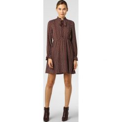 Vero Moda - Sukienka damska – Vmzenac, brązowy. Pomarańczowe sukienki damskie Vero Moda, l, bez wzorów, z materiału, bez kołnierzyka, bez rękawów. Za 179,95 zł.