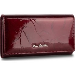 Duży Portfel Damski PIERRE CARDIN - 02 LEAF 114 Bordo 19152. Czerwone portfele damskie Pierre Cardin, bez wzorów, ze skóry. Za 119,00 zł.
