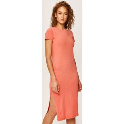 Polo Ralph Lauren - Sukienka. Czerwone sukienki damskie Polo Ralph Lauren, na co dzień, s, bez wzorów, z bawełny, casualowe, z okrągłym kołnierzem, z krótkim rękawem, krótkie, mini, proste. W wyprzedaży za 539,90 zł.