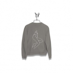 Bluza Nogi Męska. Szare bluzy męskie Failfake, xxl, bez wzorów, bez kołnierzyka, bez rękawów, bez kaptura. Za 170,00 zł.