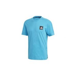 T-shirty z krótkim rękawem adidas Koszulka ID 3-Stripes. Niebieskie koszulki męskie Adidas, m, bez wzorów, bez kołnierzyka, z krótkim rękawem, krótkie. Za 69,50 zł.