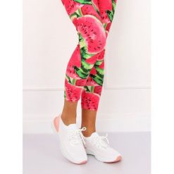 Buty sportowe białe ACATIC. Białe buty sportowe damskie FunKee.pl, bez wzorów, ze skóry, sportowe, na fitness i siłownię. Za 106,99 zł.