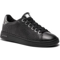Sneakersy GUESS - FL5CRT LEA12 BLACK. Czarne półbuty damskie Guess, ze skóry ekologicznej. W wyprzedaży za 319,00 zł.
