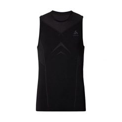 Odlo Koszulka męska Singlet crew neck Evolution Light czarna r. L. Czarne podkoszulki męskie Odlo, l. Za 105,90 zł.