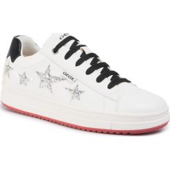 Sneakersy GEOX - J Rebecca G. B J02BDB 000BC C1000 S White. Białe półbuty damskie Geox, ze skóry ekologicznej. W wyprzedaży za 229,00 zł.