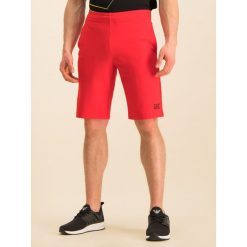 Szorty sportowe EA7 Emporio Armani 8NPS02 PJ05Z 1451. Czerwone spodenki sportowe męskie EA7 Emporio Armani, m, bez wzorów, z bawełny, sportowe. Za 329,00 zł.