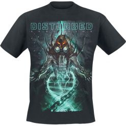 Disturbed Evolve T-Shirt czarny. Czarne koszulki męskie marki Disturbed, s, z nadrukiem, z okrągłym kołnierzem. Za 89,90 zł.