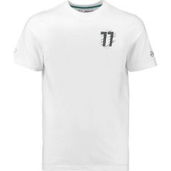Koszulka chłopięca Valtteri Bottas 77 biała r. 164 cm. Białe t-shirty chłopięce Mercedes AMG Petronas F1 Team, bez wzorów, bez rękawów. Za 139,00 zł.