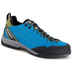 Scarpa Buty Turystyczne Epic Gtx Vivid Blue/Yellow 45,5. Niebieskie buty sportowe męskie marki Scarpa, z gore-texu, na sznurówki, wspinaczkowe, gore-tex. W wyprzedaży za 519,00 zł.