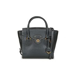 Torebki do ręki Lauren Ralph Lauren MILBROOK SATCHEL MEDIUM. Czarne torebki klasyczne damskie Lauren Ralph Lauren, bez wzorów, do ręki, bez dodatków. Za 857,40 zł.