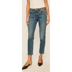 Scotch & Soda - Jeansy The Keeper. Niebieskie jeansy damskie Scotch & Soda, bez wzorów, z elastanu. W wyprzedaży za 439,90 zł.