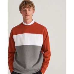 Bluza - Pomarańczowy. Pomarańczowe bluzy damskie Reserved, s, bez wzorów, bez rękawów, bez kaptura. Za 79,99 zł.