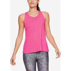 Under Armour Podkoszulek Różowy. Różowe podkoszulki damskie Under Armour, l, bez wzorów, z elastanu, bez kołnierzyka, bez rękawów. Za 154,95 zł.