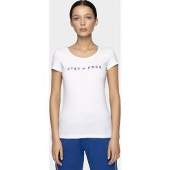 T-shirt damski TSD004 - biały. Białe t-shirty damskie xs. W wyprzedaży za 29,99 zł.