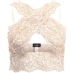 Biustonosze bardotka: Cosabella PRET PEEKABOOB BRALETTE Biustonosz bustier moon iv/mandorla